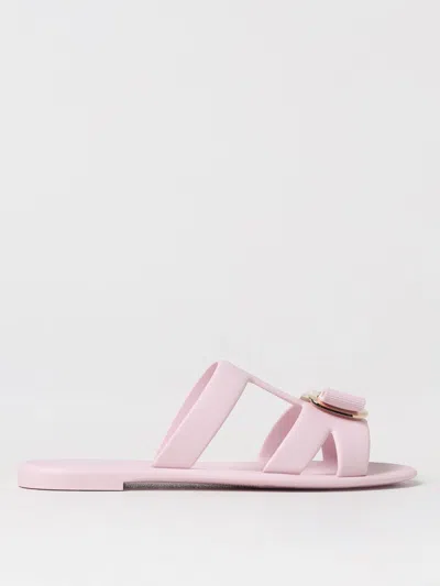 Aquazzura Flat Sandals  Woman Color Pink In Pink