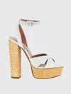 Aquazzura Sunseeker 140 Leather Platform Sandals