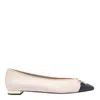 Aquazzura Gioia Ballerinas In Neutral