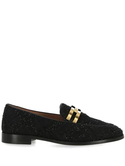 Aquazzura Brandi Loafers In Nappa Leather In Black