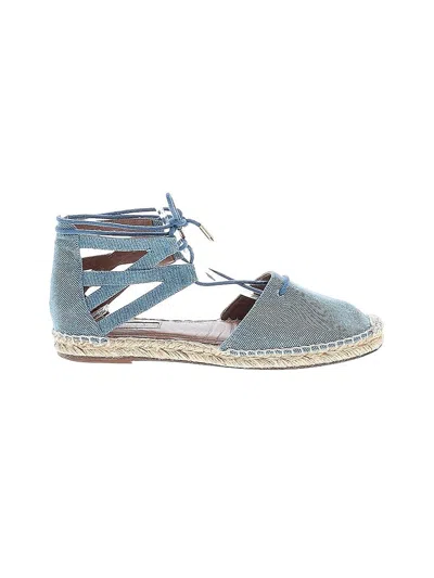 Pre-owned Aquazzura Flats In Blue