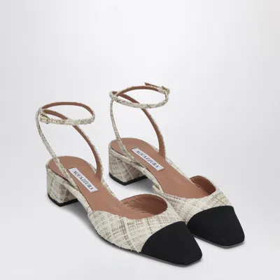 AQUAZZURA FRENCH FLIRT 35 MILK/BLACK