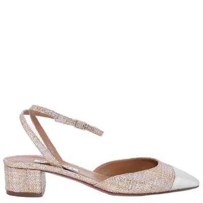 Aquazzura French Flirt Intreccio Pumps In Multi