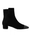Aquazzura French Flirt 35 Booties In Black
