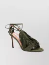 Aquazzura Fringed Suede Stiletto Sandals