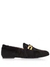 Aquazzura Soft Suede Loafers Elastic Sides