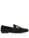 Aquazzura Soft Suede Loafers Elastic Sides In Brown