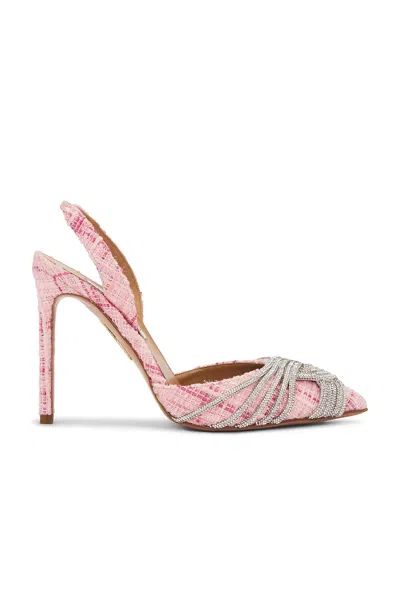 Aquazzura Gatsby 105 Slingback Pump In Macaron