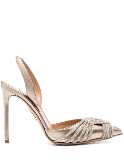 Aquazzura Gatsby 105mm Slingback Pumps In Multi