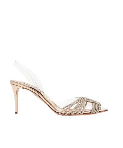 AQUAZZURA AQUAZZURA GATSBY PLEXI SLINGBACK PUMPS