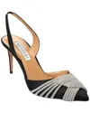 Aquazzura Gatsby Sling 105 In Black
