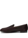 Aquazzura Gauntlet Loafers In Brown