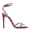 Aquazzura Gem-embellished 110mm Heeled Sandals In Multicolor