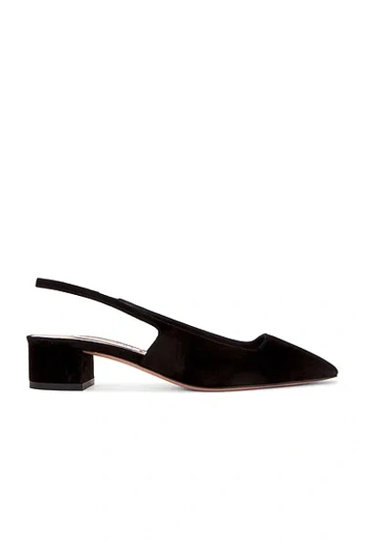 Aquazzura Ginza Sling 35 Pump In Black