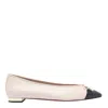 Aquazzura Gioia Ballerina Shoes In Neutrals