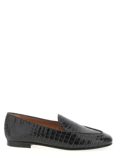 Aquazzura Guanto Loafers In Black