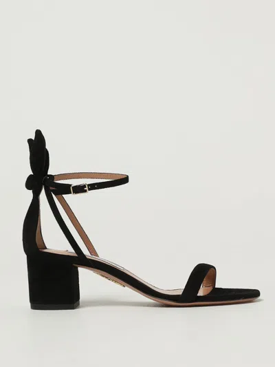 Aquazzura Heeled Sandals  Woman Colour Black