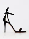 Aquazzura Sandals In Black