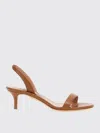 Aquazzura So Nude 50 Leather Slingback Sandals In Brown