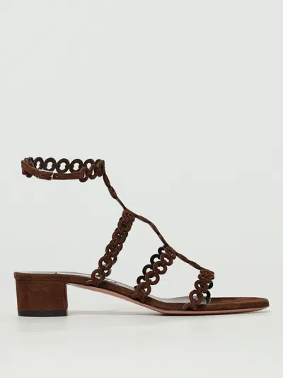 Aquazzura Heeled Sandals  Woman Colour Brown