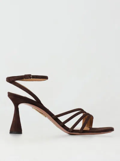 Aquazzura Heeled Sandals  Woman Color Brown