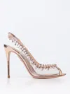 AQUAZZURA HEELED SANDALS AQUAZZURA WOMAN COLOR PINK,F78517010