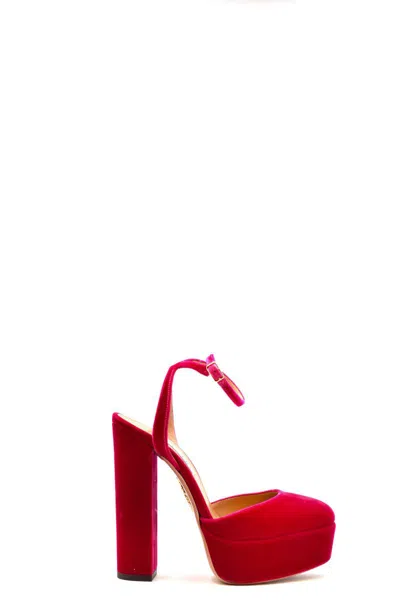 Aquazzura Heels In Purple