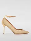 Aquazzura Pointed Toe Mesh Stiletto Pumps