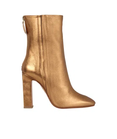 Aquazzura High-heeled Boots In Nude