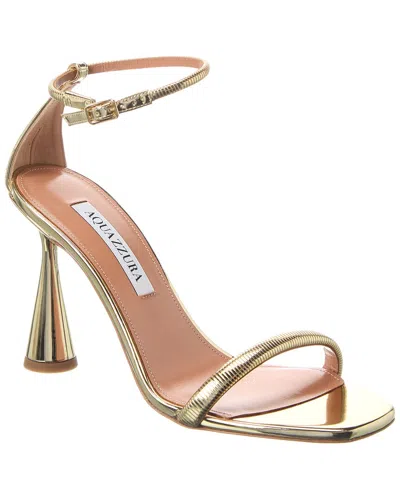 Aquazzura Hot 95 Sandal In Yellow