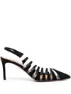 Aquazzura Hot Rumor Sling 105 Pumps In Black