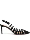Aquazzura Hot Rumor Sling 105 Pumps In Black