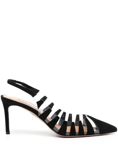 AQUAZZURA HOT RUMOR SLING 75MM PUMPS