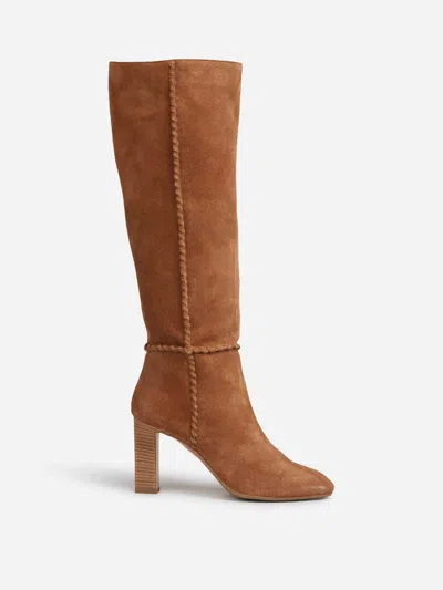 Aquazzura Indy Suede Boots In Multi