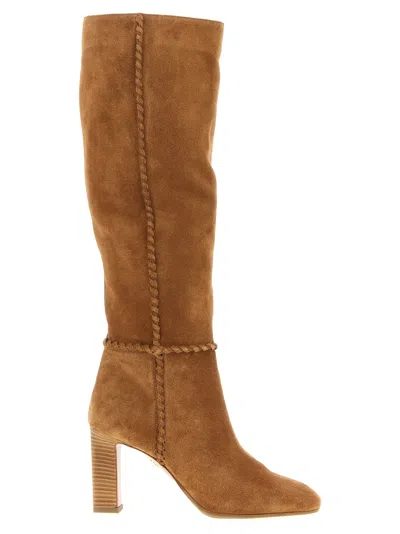 Aquazzura Indy Boot In Beige