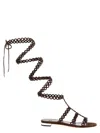 Aquazzura 'eternal Chain Gladiator' Sandals In Brown