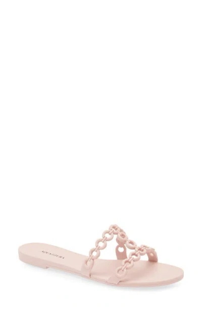 Aquazzura Infinity Chain Jelly Slide Sandal
