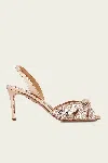 Aquazzura Italian Flirt 75 Crystal-embellished Sandals