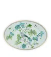 Aquazzura Large Secret Garden Oval Platter In Green