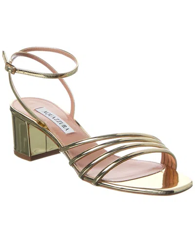 Aquazzura Latour 50 Sandal In Gold