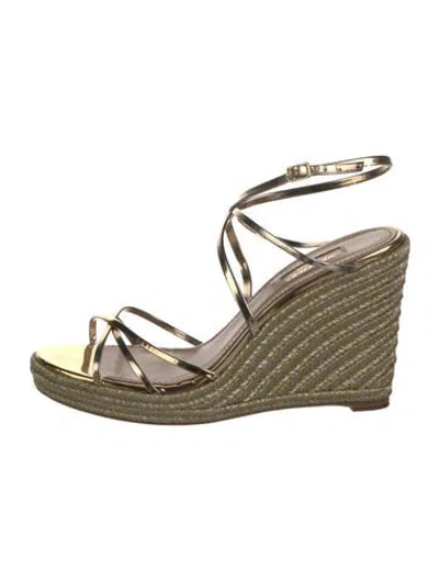 Pre-owned Aquazzura Leather Espadrilles