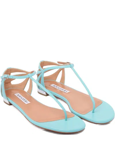 Aquazzura Leather Flat Sandals