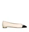 Aquazzura Leather Gioia Ballet Flats In Brown