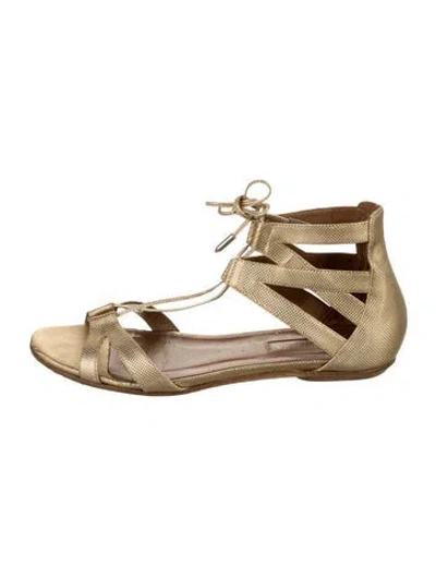 Pre-owned Aquazzura Leather Gladiator Sandals