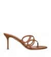 Aquazzura Infinito Sandal 75 In Miele