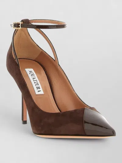 Aquazzura Leather Odysea Pumps In Brown