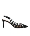 Aquazzura Hot Rumor Sling 105 Pumps In Black