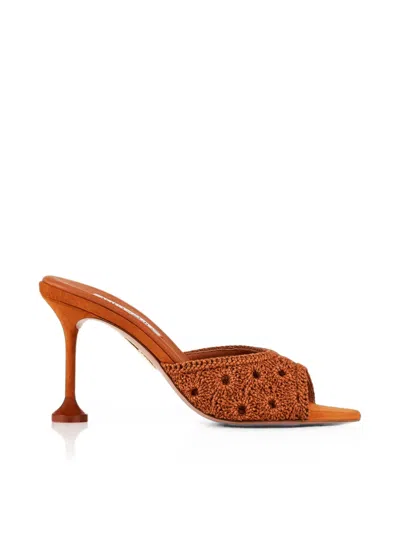 Aquazzura Loom Mule 85 In Multi