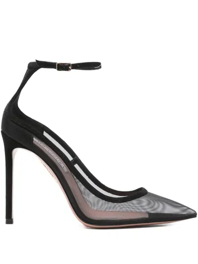 Aquazzura "love Affair" Pump T. 10.5 Shoes In Blue