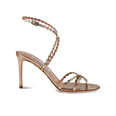 Aquazzura Love Struck 85 Sandals In Multi
